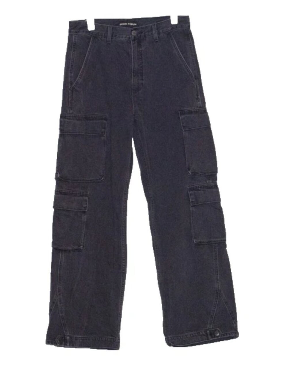 Rare Aritzia DENIM FORUM The 90s Millie Hi-Rise Cargo Jeans 29 x 31 Baggy Black